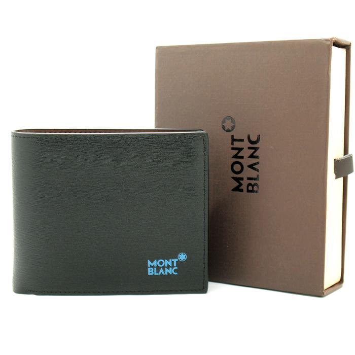 100% ORIGINAL MONTBLANC 138-2619 BLACK | Dompet Kulit Asli Unisex Import Branded | DOMPET KULIT PRIA ASLI | DOMPET PRIA 3/4 MURAH | DOMPET PRIA KULIT ASLI TERLARIS | DOMPET MONT BLANC HITAM | LUXURY LEATHER BLACK WALLET