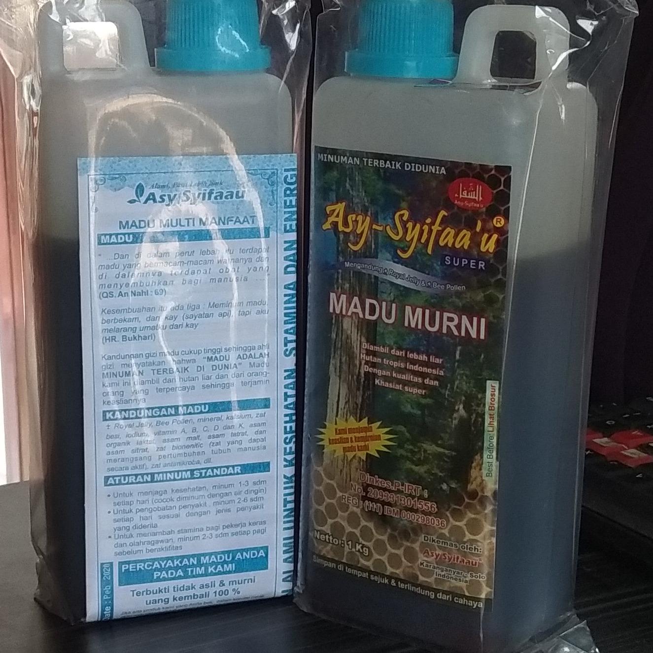Madu Murni Asy-Syifaa'u Palembang 1kg