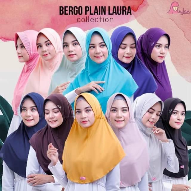 JILBAB BERGO PLAIN LAURA MIULAN HIJAB INSTAN ANTEM BPL KERUDUNG SEKOLAH SERUT TALI JERSEY JOKOWI (INFO STOK BY CHAT)