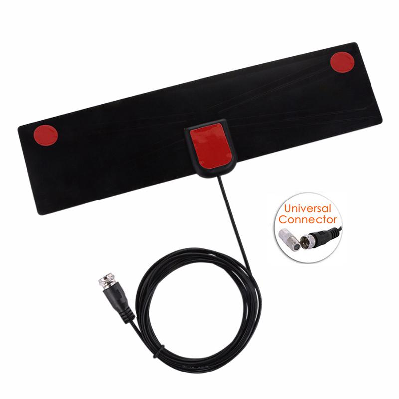 Dlong Indoor TV Surf Radius Antena HDTV Digital Kabel Antena TV Dvb-t/T2 TV UHF VHF Surf Antenas Receiver + Penguat Sinyal Gaya