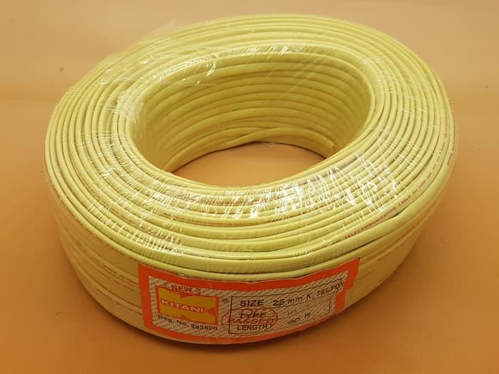 Kabel Telepon KITANI RJ-11 Isi 4 - 90 Meter (Cable Line Telphone )