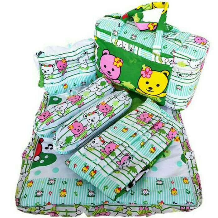PROMO DISKON (Bisa cod) Tas Gendongan Bantal Guling Alas Tidur 4 in 1 Chekiddo - Merah Sedia juga tas perlengkapan bayi/tas ransel untuk perlengkapan bayi/tas perlengkapan baby/tas untuk perlengkapan bayi