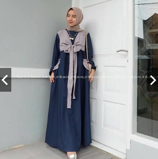 TotallyGreatShop Gamis Pesta Trendy Gamis Formal Kantor kerja Cantik Gamis Pesta Remaja Wisuda Kekinian Gamis balotelly Fashion Kondangan Muslimah Gaun Pesta Party Maxi Long Dress Muslim Wanita Remaja Hijaber Hijab JilbabTerbaru original real pic ihaby