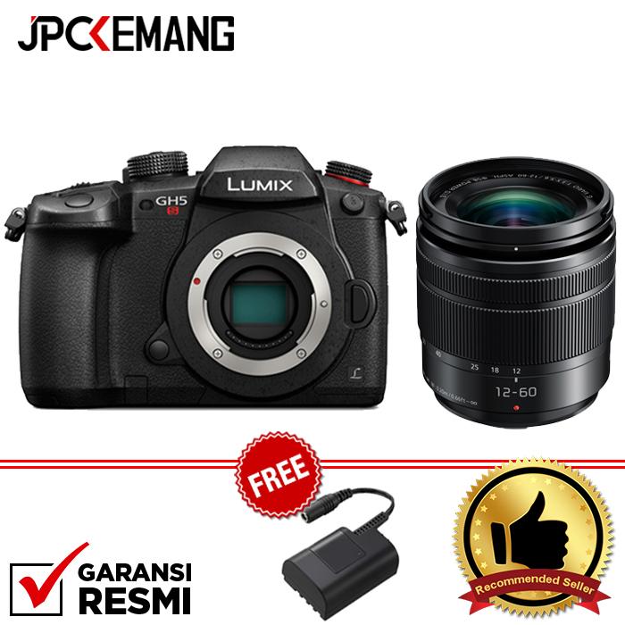 Panasonic Lumix DC-GH5S + Lumix G Vario 12-60mm f/3.5-5.6 Free DC Coupler + Free Panasonic 25mm f1.7 (By Claim) jpckemang GARANSI RESMI