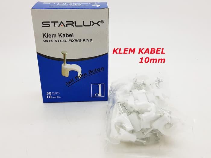 Klem Kabel Paku Beton No 10 Diameter Paku 10mm Merk STARLUX
