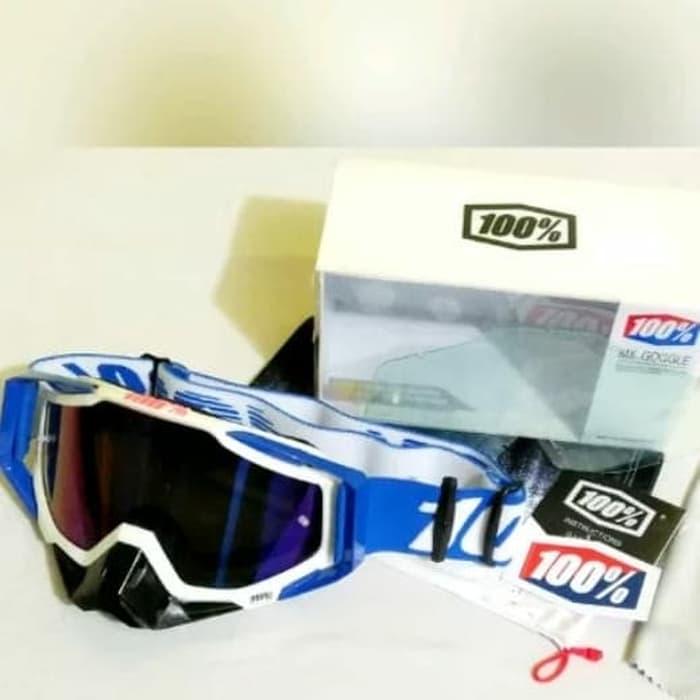 Best Top Seller!! Kacamata Cross Goggle 100 % Warna Biru - ready stock