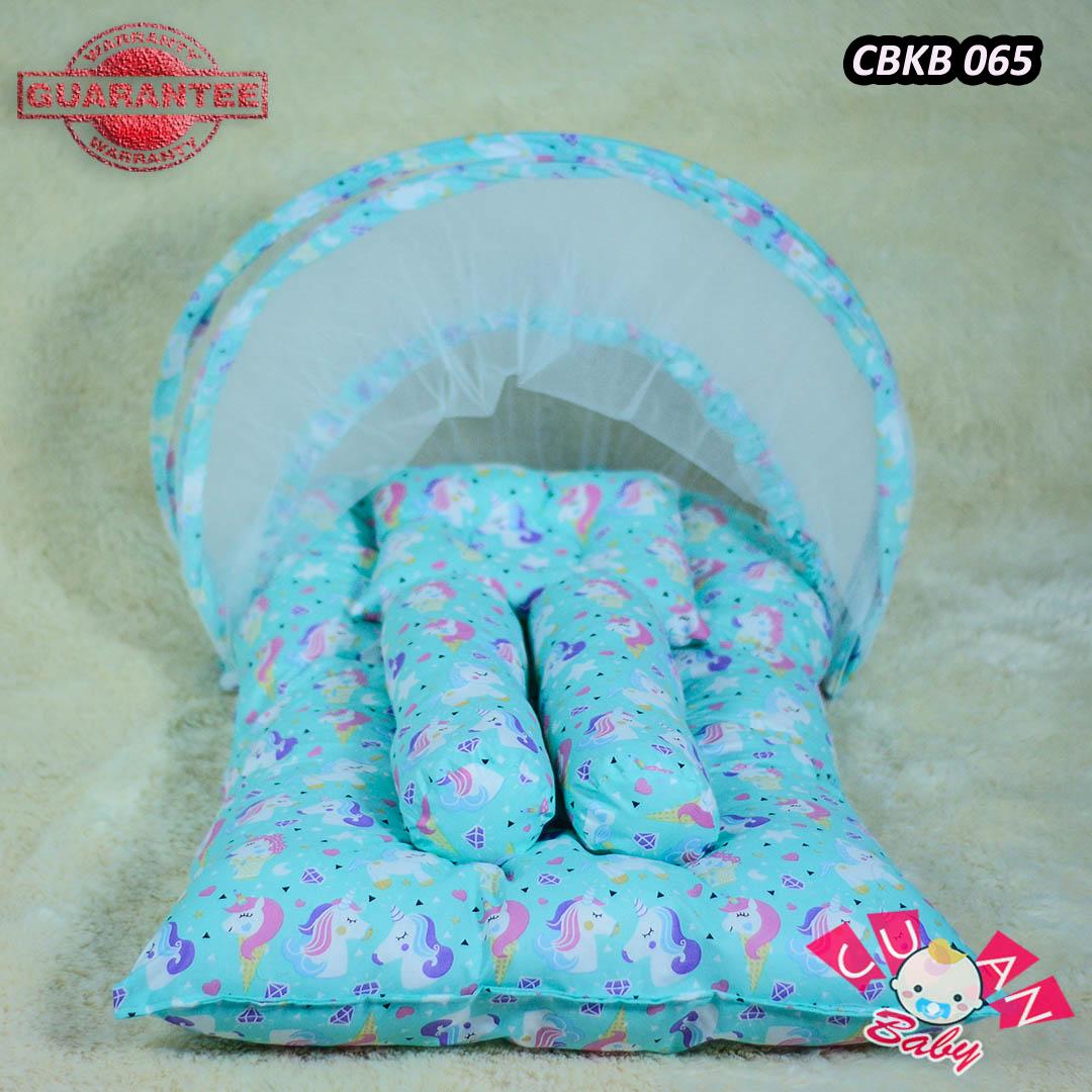 Kasur Bayi Kelambu Motif Unicorn Tosca Tempat Tidur Bayi Kelambu Bisa Di Lepas Perlengkapan Tidur Bayi Lucu Kekinian