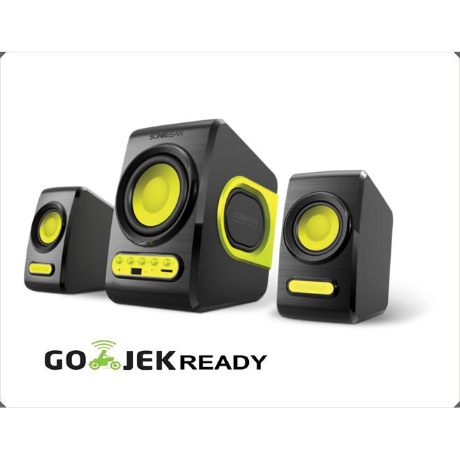 Speaker bluetooth/Speaker aktif/Speaker jbl/Speaker portable/Speaker komputer/Speaker aktif bluetooth/Speaker aktif polytron/Speaker bluetooth jbl/Speaker simbada Sonicgear Quatro V Usb 2.1 Speaker System With Super Bass