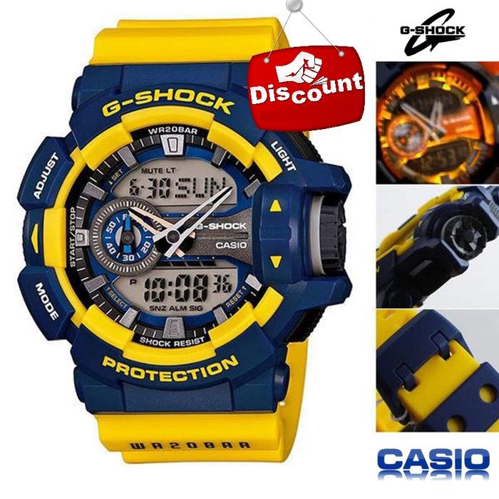 Jam Tangan Pria Merk Casio GShock Type: GA 400 Baterai