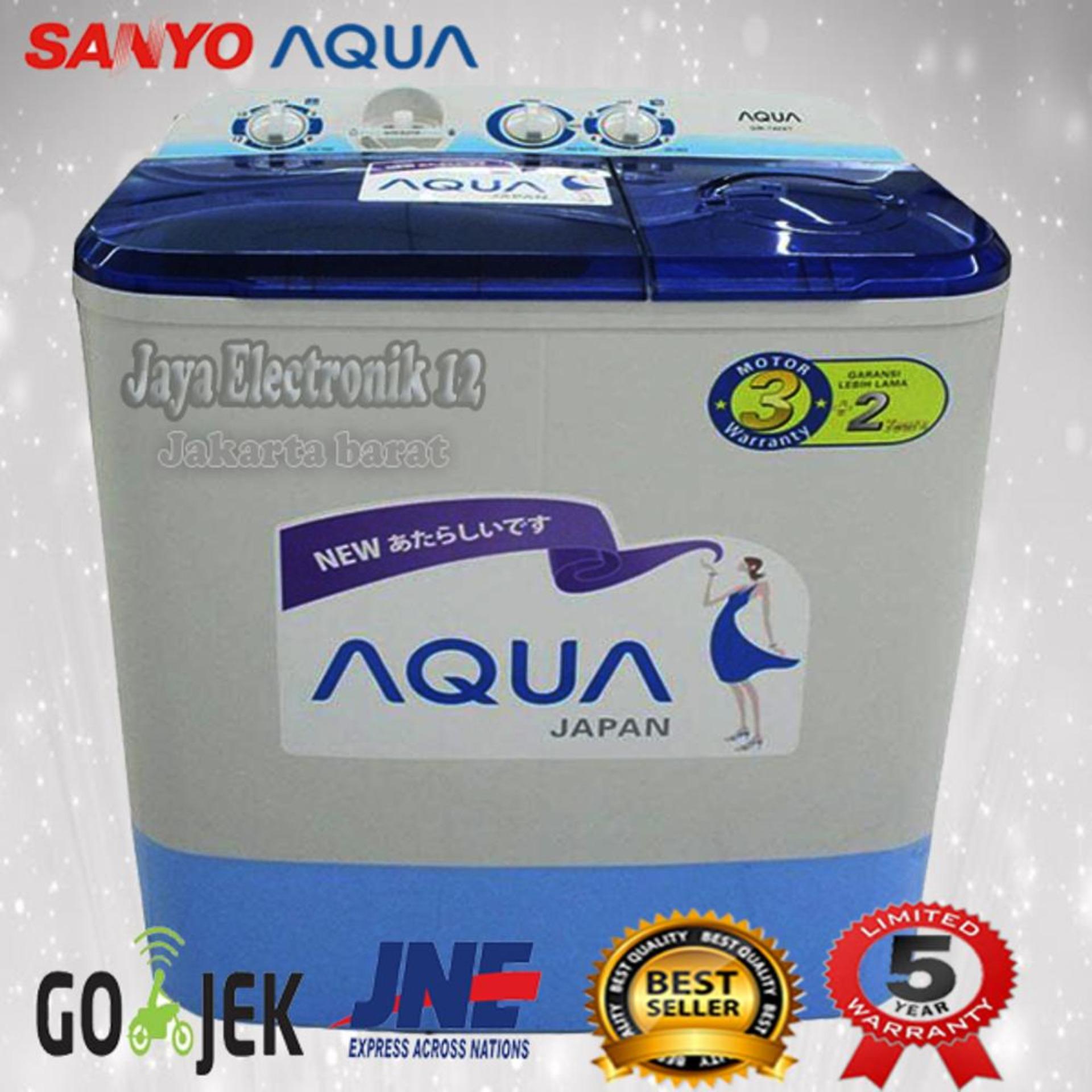 Mesin cuci 2 tabung sanyo aqua 771xt