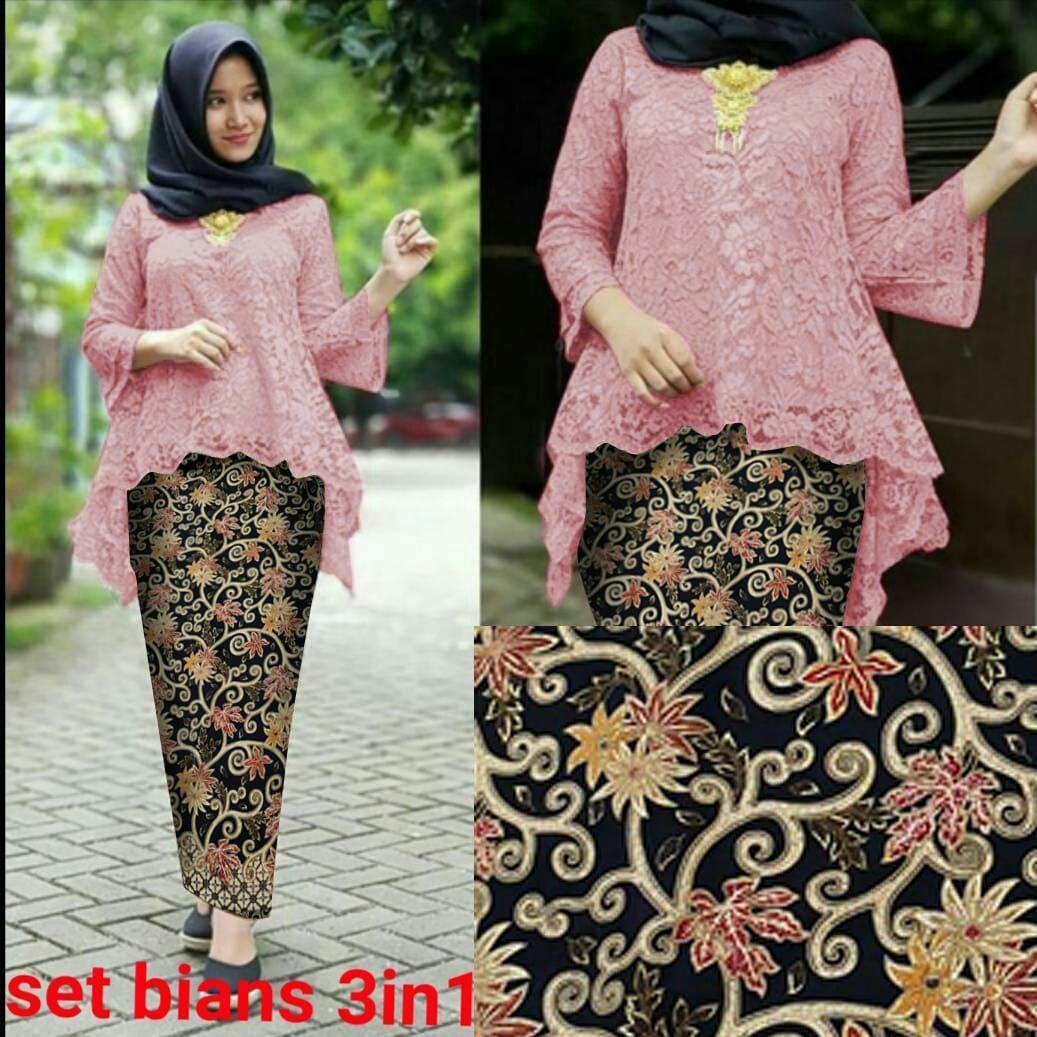 Honeyclothing Setelan Wanita Aliska / Setelan Kutubaru / Setelan Batik / Setelan Kebaya / Fashion Wanita Honeyclothing Setelan Wanita Aliska / Setelan Kutubaru / Setelan Batik / Setelan Kebaya / Fashion Wanita