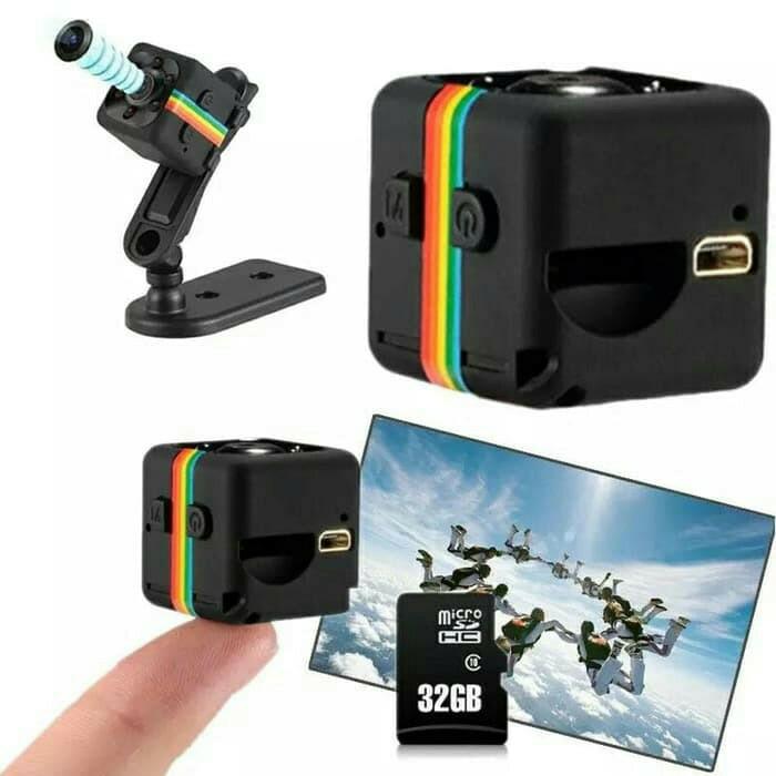 Spy Cam SQ 11 Full Hd 1080P / Kamera Kecil Mini Dv SQ11 12MP Night Vision / SpyCam / Camera Kamera Pengintai / Camera Recorder / Voice Video Recorder HD / Camera Mini