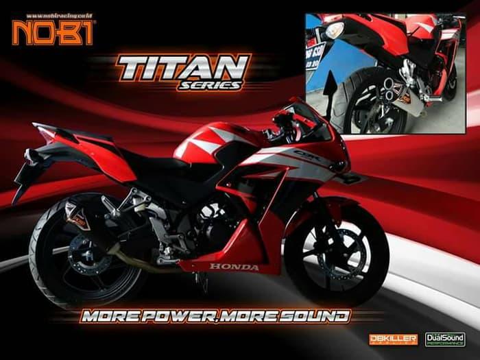 Promo  Knalpot NOB1 TITAN Series HONDA All New CBR 150 Lokal  Termurah