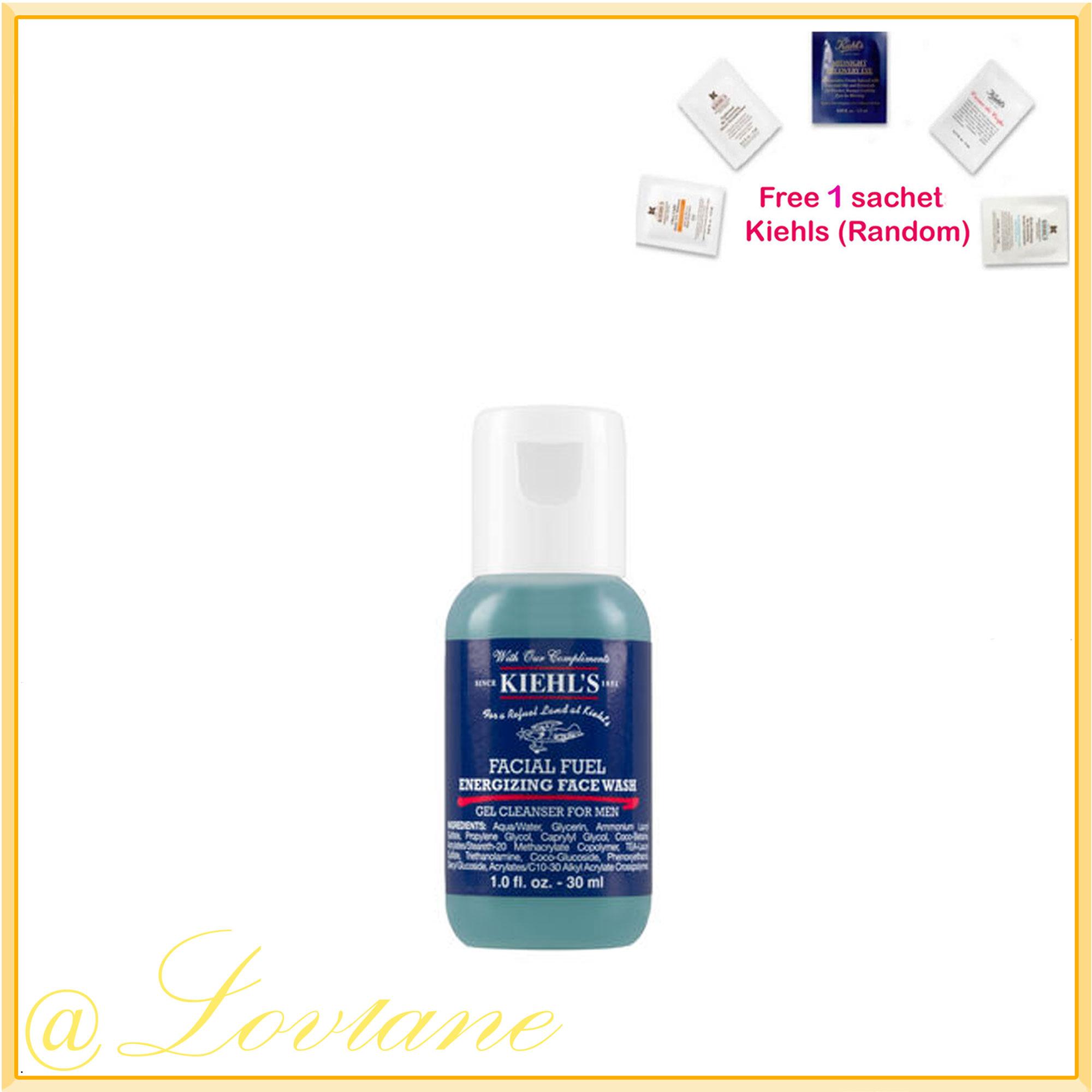 Kiehls Facial Fuel Energizing Face Wash 30ml Original