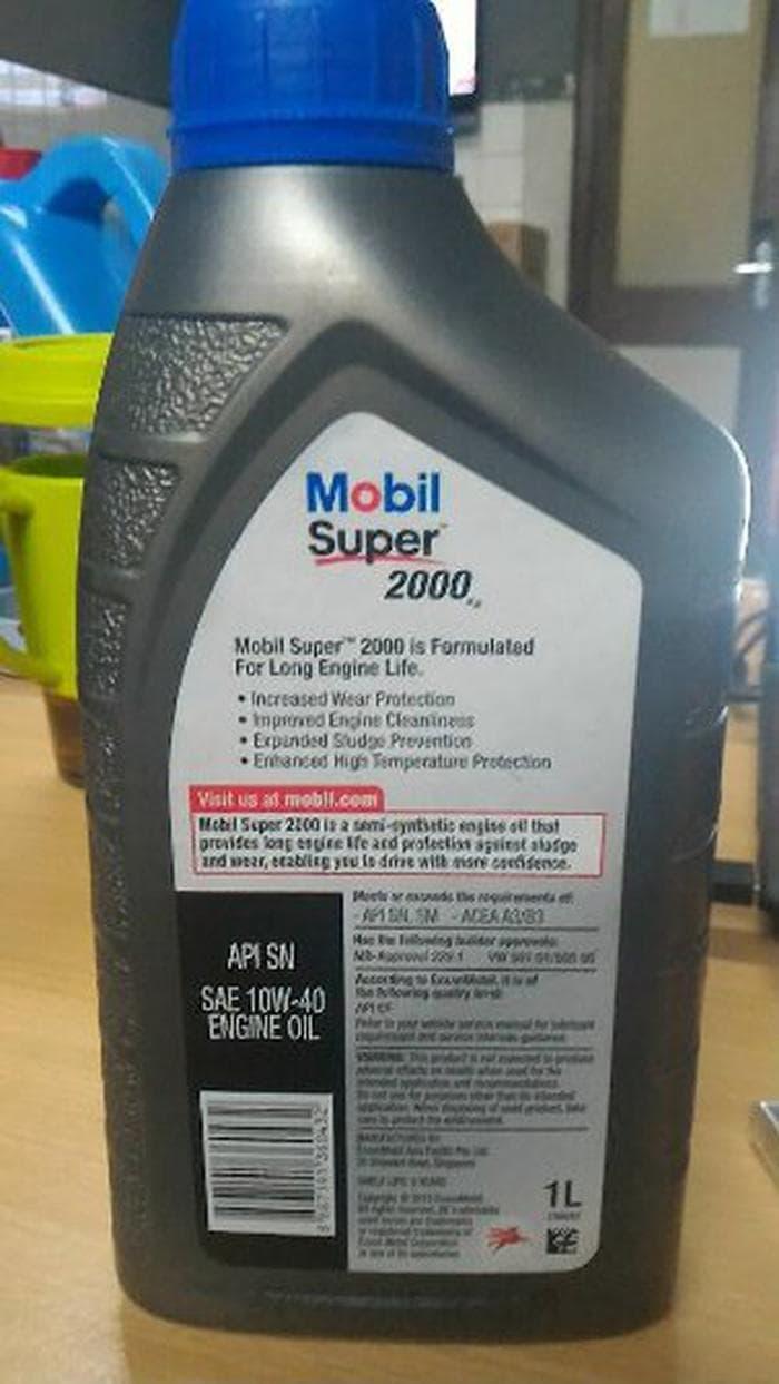 DISKON Oli Mobil Super 2000 SAE 10W40 API SN kemasan literan Murah