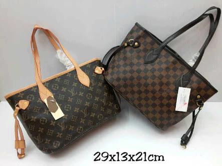 Tas Import/Tas Branded/Tas KW/Tas Murah/LV Neverfull Size S KW 1