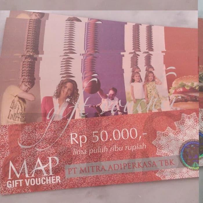 Promo Voucher MAP pecahan 50 rb ribu an original
