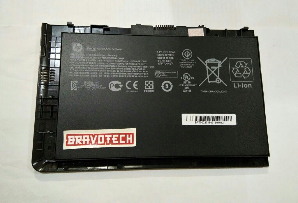 HP Battery Laptop BT04XL  For HP EliteBook Folio 9470 9470M Series