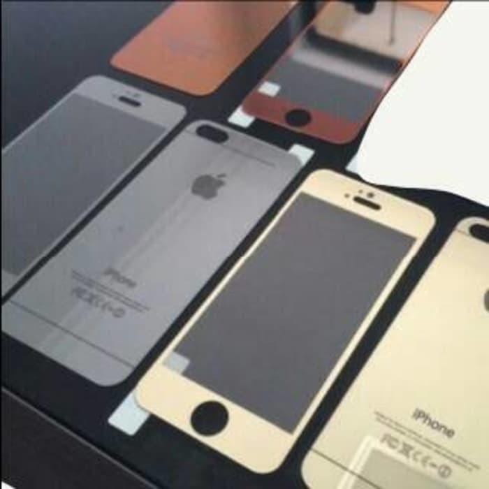 Best Seller Iphone 6+ Plus 5.5' Tempered Glass Warna Silver Gold Hitam