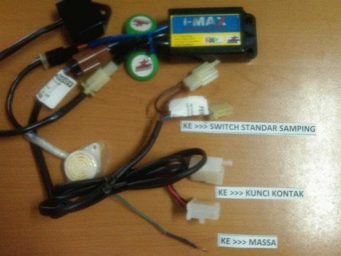 Alarm Motor Vario 125 | ( gembok alarm motor anti maling koper sepeda pagar cakram kinbar kode tas mobil clock rumah sensor gerak pintu digital remote lock bht ) |