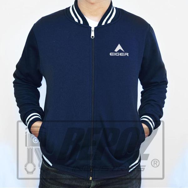 jaket varsity navy eiger terbaru