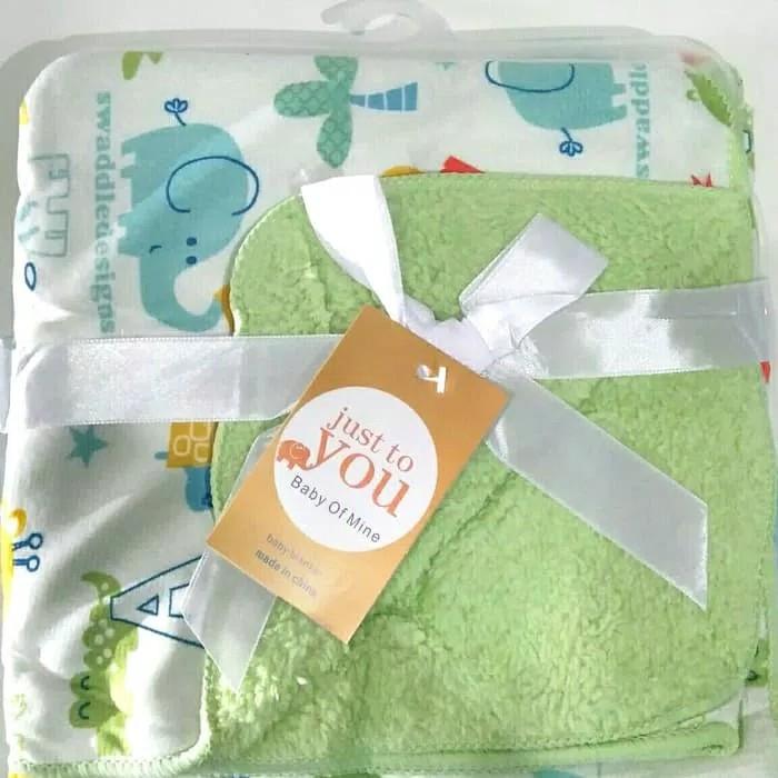 Selimut bayi murah Carter double fleece Import