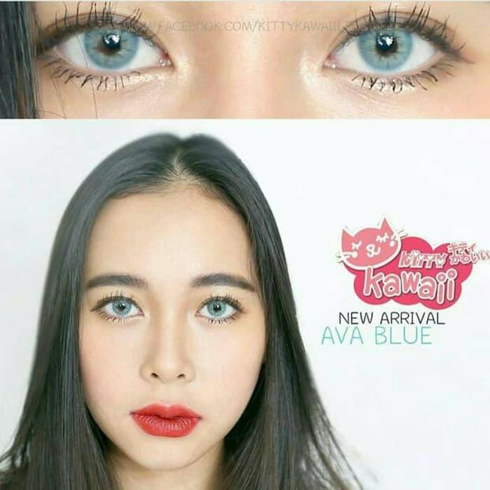 Softlens / Acc Softlens mini ava blue by kitty kawaii Kualitas Super