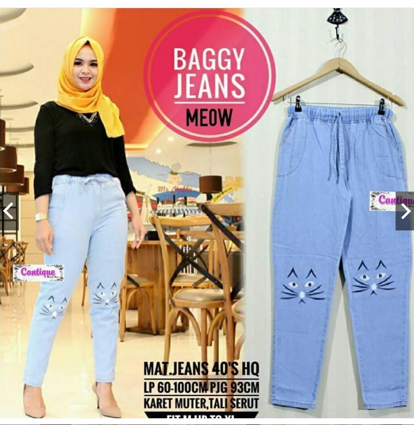 KING_FASHION CELANA JOGGER JEANS MEOW