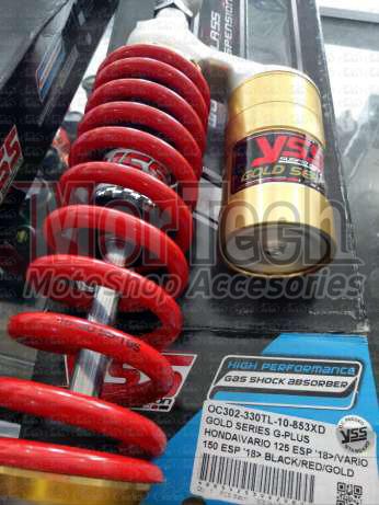 YSS Sok – Shok – Shockbreaker Gold Series Motor Yamaha X Ride 33 cm - 330 mm Tabung Atas Merah
