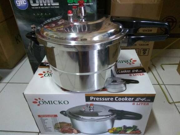 ORIGINAL!!! omicko pressure cooker/panci presto 24cm 8Ltr - x7YDHf