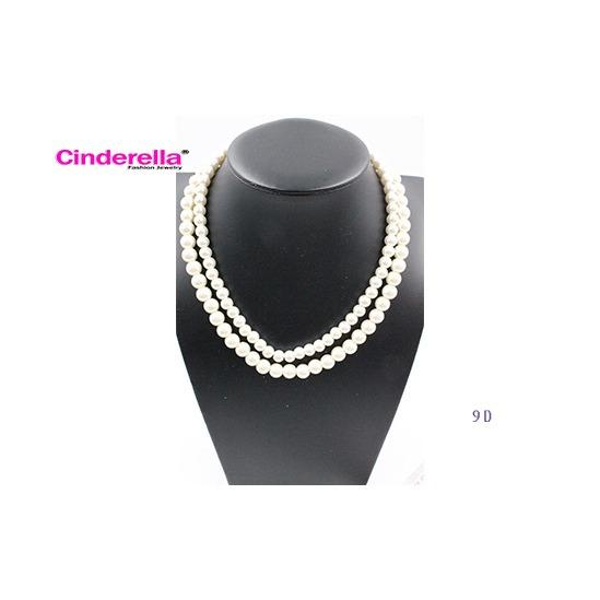 KALUNG MUTIARA 2 LILIT PENDEK KOREA AKSESORIS WANITA MURAH WANITA BESAR
