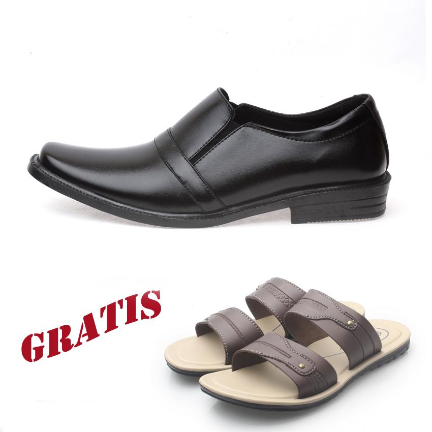 Kaiko / RK shoes / fashion pria / sepatu / sepatu pria / sepatu cowo / sepatu cowok / sepatu formal pria / sepatu kerja / sepatu formal pria / sepatu kerja pria / sepatu kulit / sepatu kulit pria / sepatu formal pria RF02 GRATIS sandal pria R2 coklat