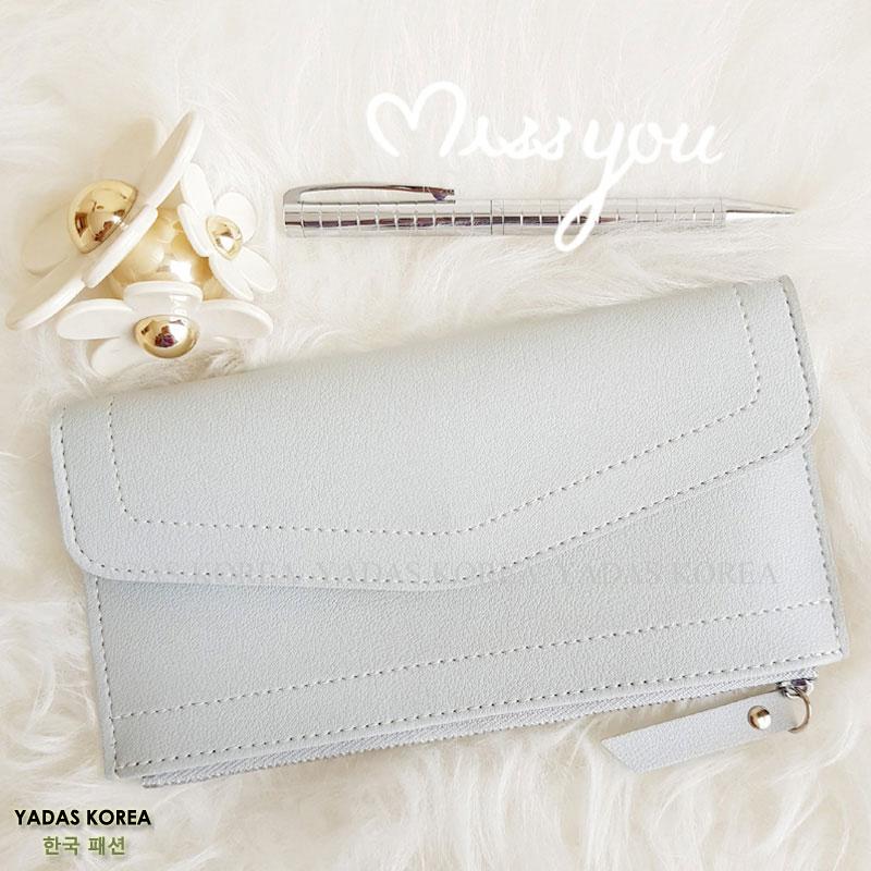 Yadas Korea Aleena Dompet HP Wanita - Soft Grey