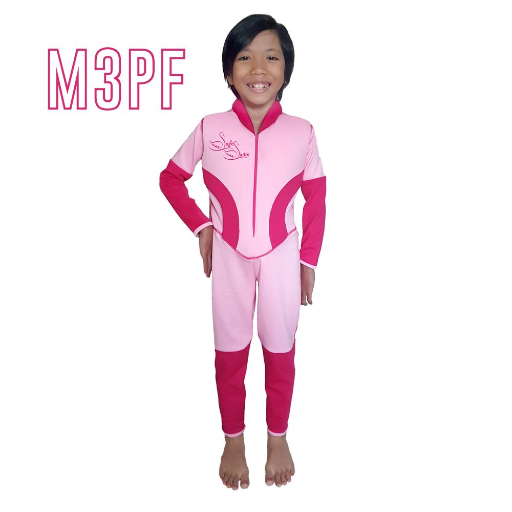 Discount Safe Swim Baju Renang Anak Mengapung Lengan Panjang -Renang Pelampung - Model 3