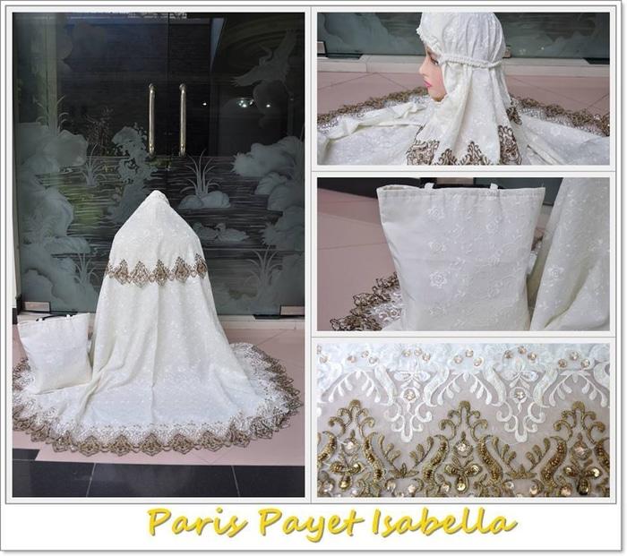 MUKENA KATUN PARIS PAYET ISABELLA GOLD