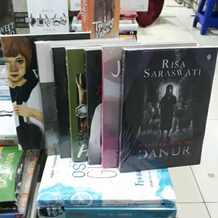 Promo Novel RISA SARASWATI 1 PAKET 7 BUKU - WILLIAM, DANUR, HANS - D.L.L original