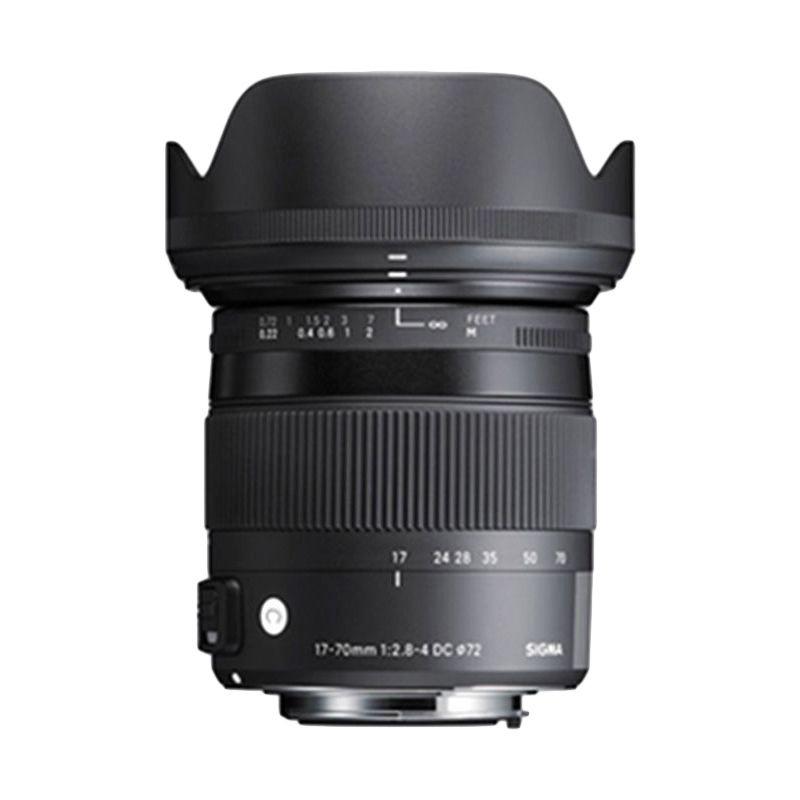 Sigma 17-70 mm F 2.8-4 DC Macro OS HSM (C) Lensa Kamera for Nikon