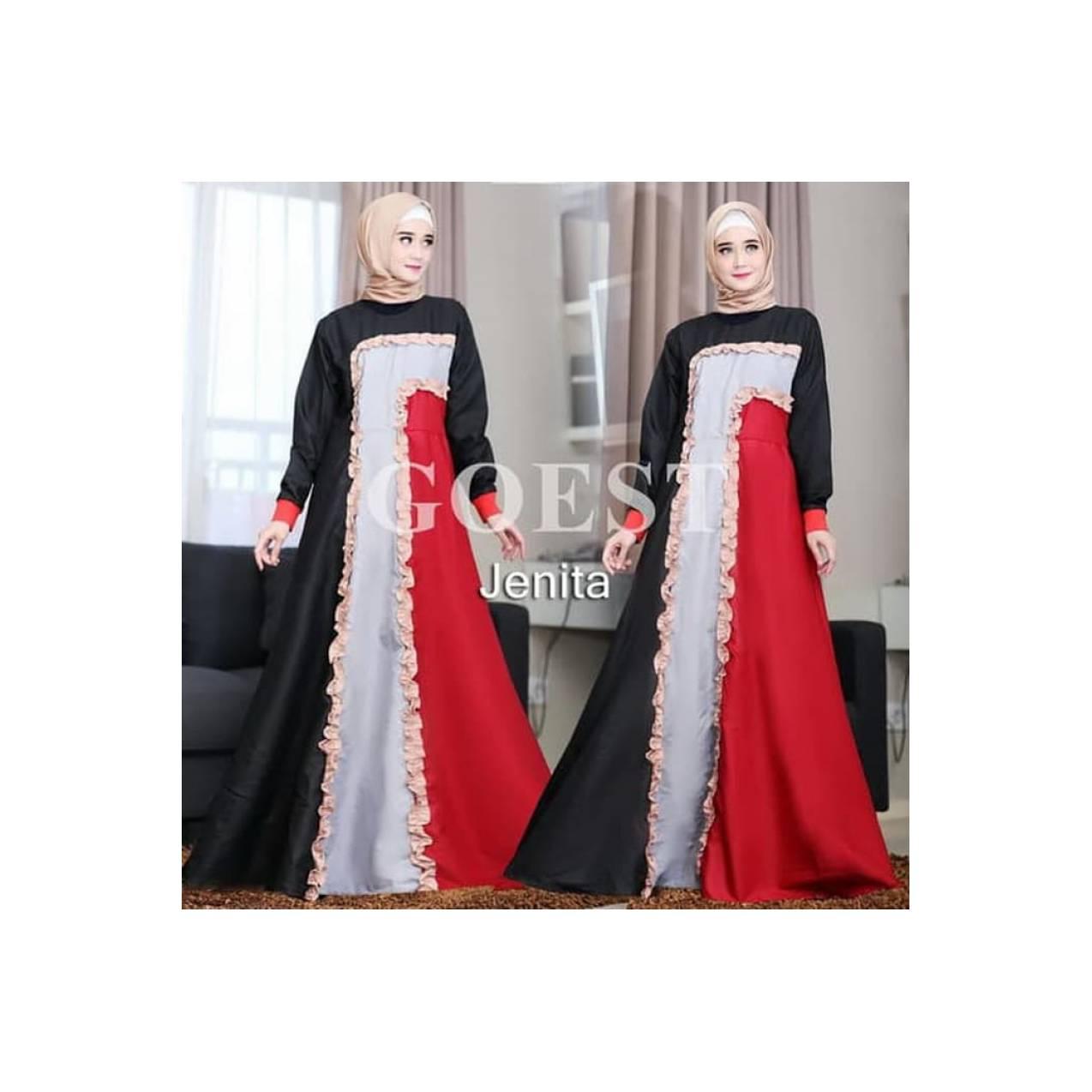 Gamis Syari Bahan Katun Original Branded JENITA by AGOEST HANGGONO