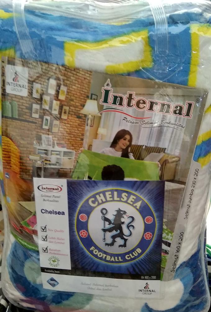 SELIMUT INTERNAL CHELSEA BLANKET KLUB BOLA LIGA PREMIERE INGGRIS BLUES Exclusive