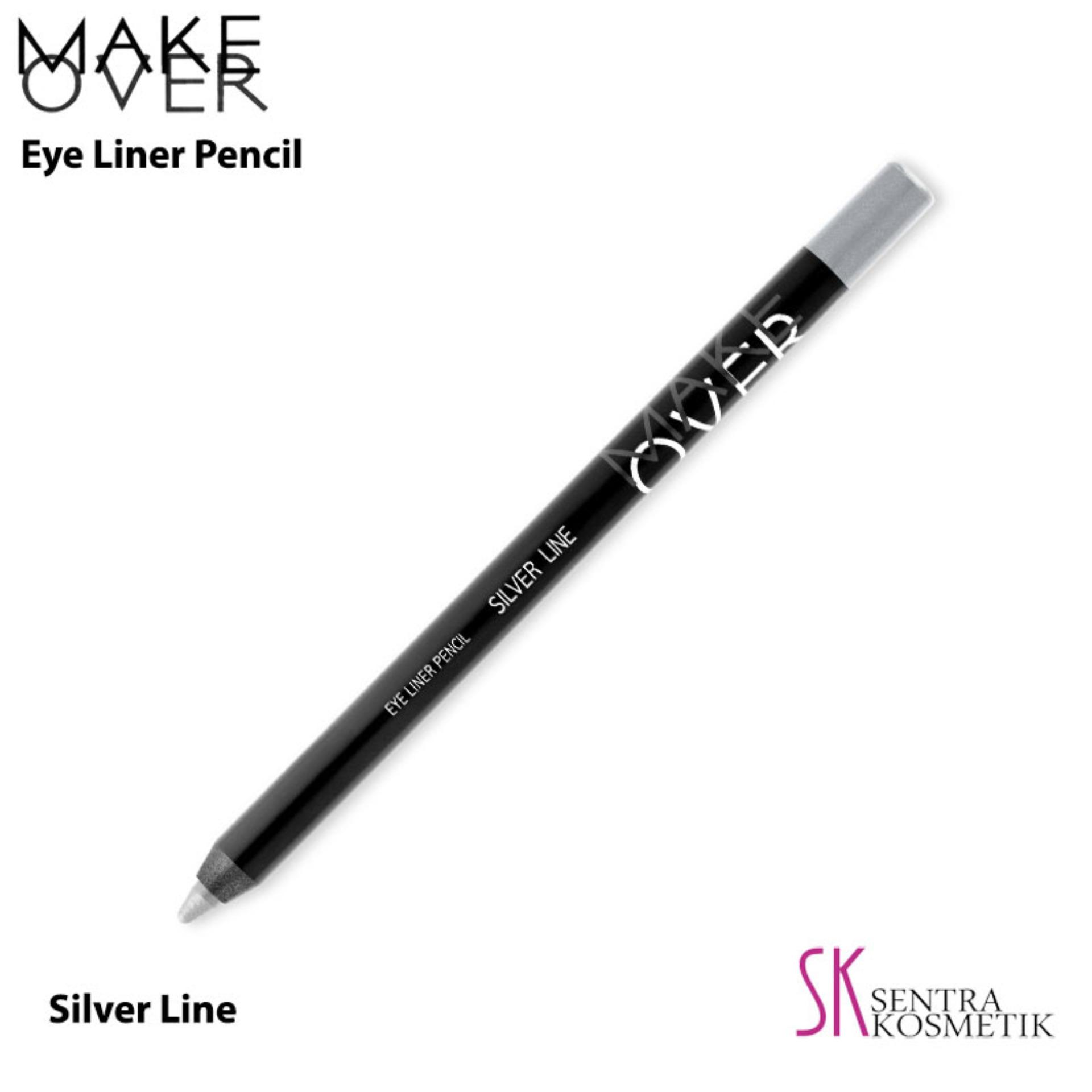 MAKE OVER EyeLiner Pencil - Silver Line