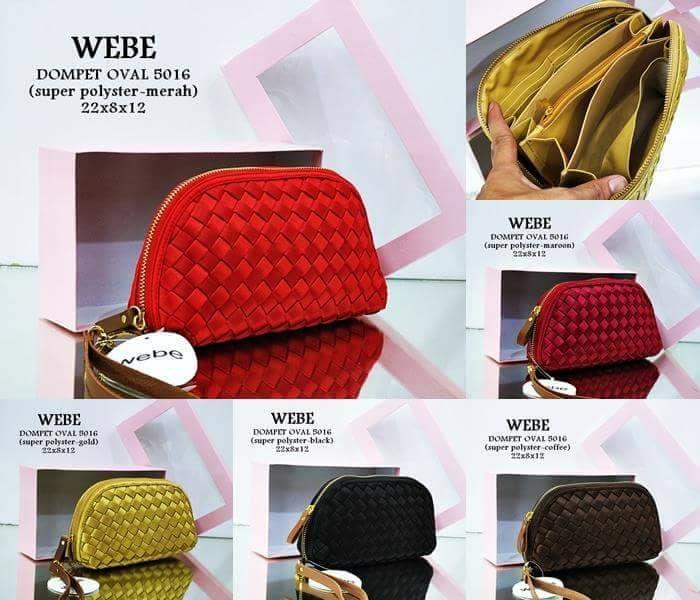 Dompet Webe Oval 1 resleting Pouch / Dompet Wanita bbo / Android Terkini