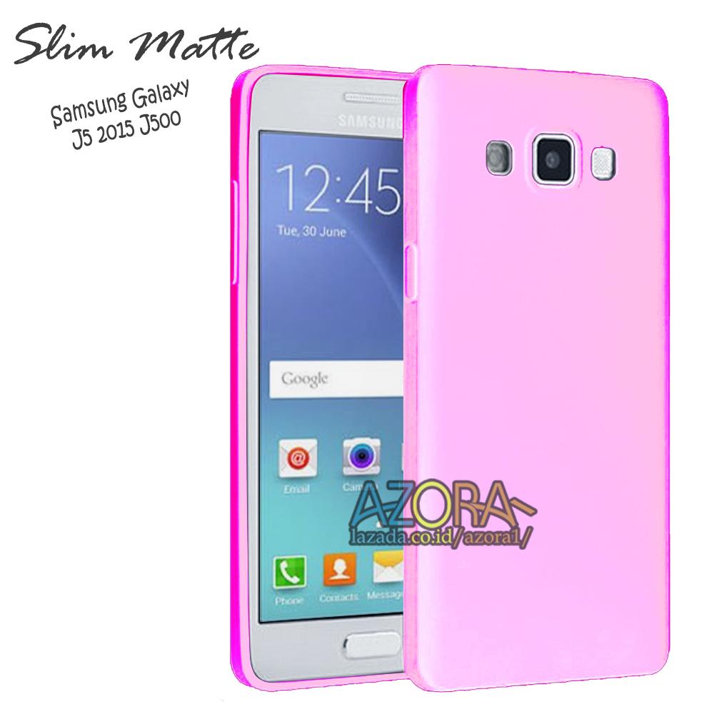 Case Slim Black Matte Samsung Galaxy J5 2015 Baby Skin Softcase Ultra Thin Jelly Silikon Babyskin