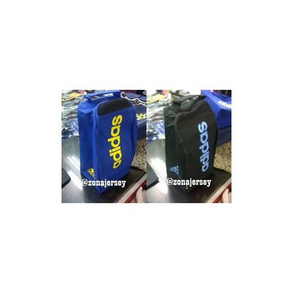 Tas Sepatu Futsal / Bola Adidas Black & Blue