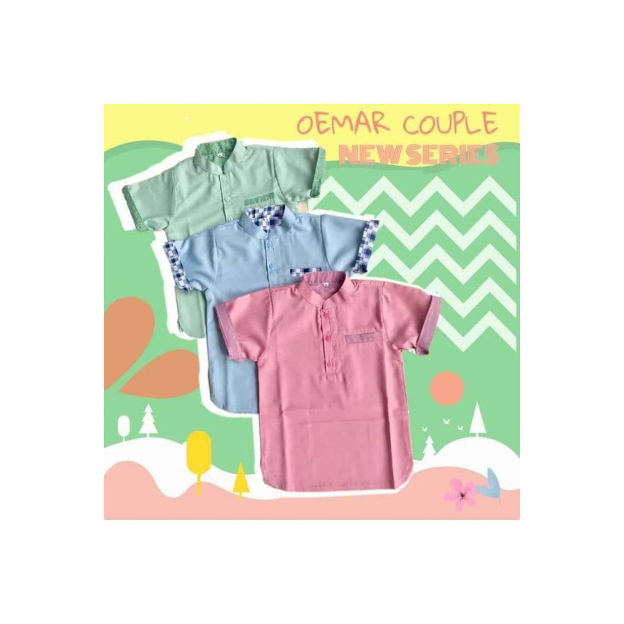 Baju Koko Couple Ayah Anak Laki Umur 1 2 3 4 5 6 Tahun Kembar Muslim
