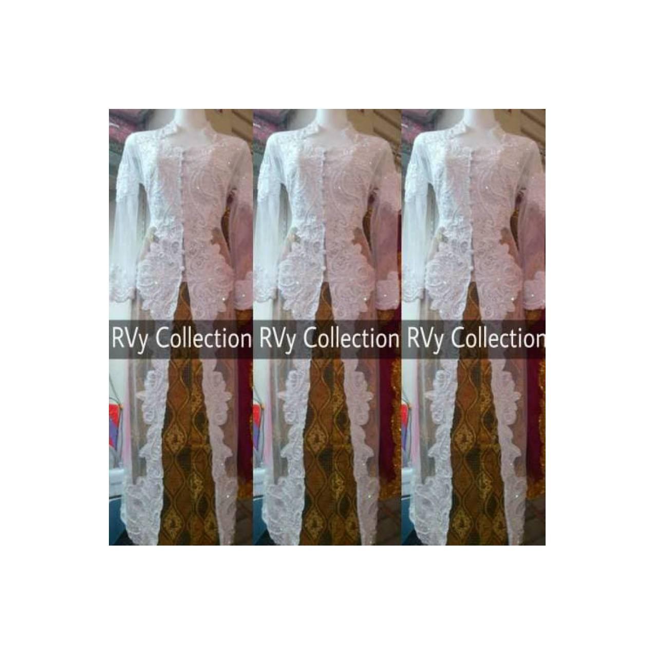 BAJU Abaya Set Kebaya Abaya Akad Nikah Muslim RVy Collection