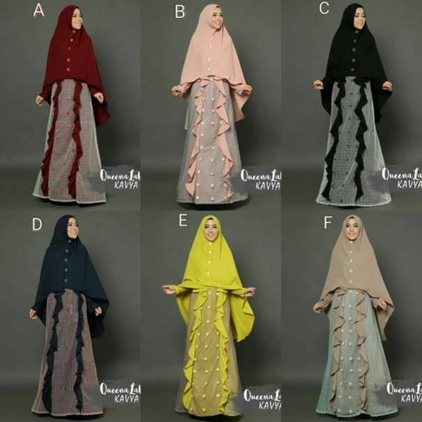 Gamis Syari KAVYA by QUEENALABELS