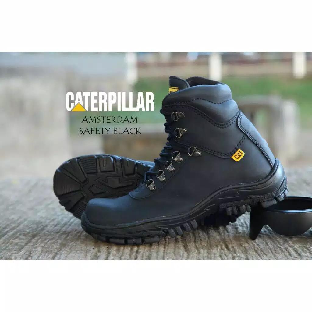 Sepatu Boots Caterpillar Amsterdam Safety Murah Promo