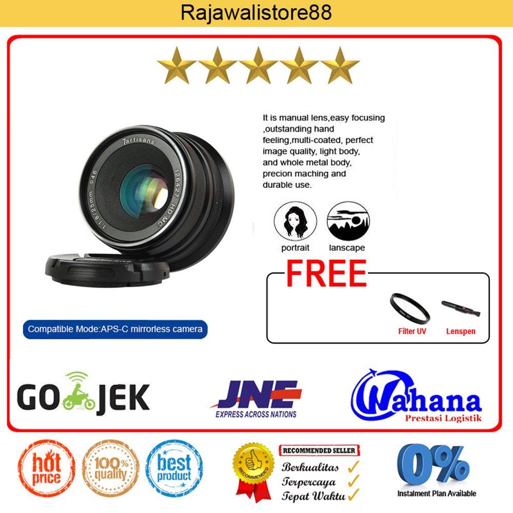 Lensa 7artisans 25mm F1.8 HD MC Manual Focus for Sony E-Mount APS-C