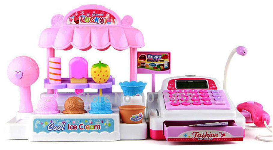 ICE CREAM STORE CASH REGISTER MAINAN ANAK PEREMPUAN