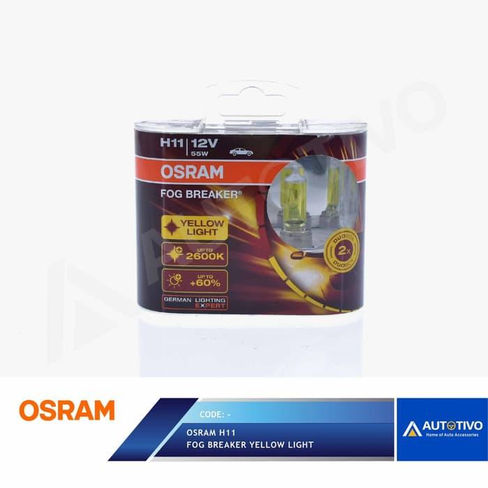 Lampu Mobil Bohlam Osram Fogbreaker H11 Halogen 12 Volt